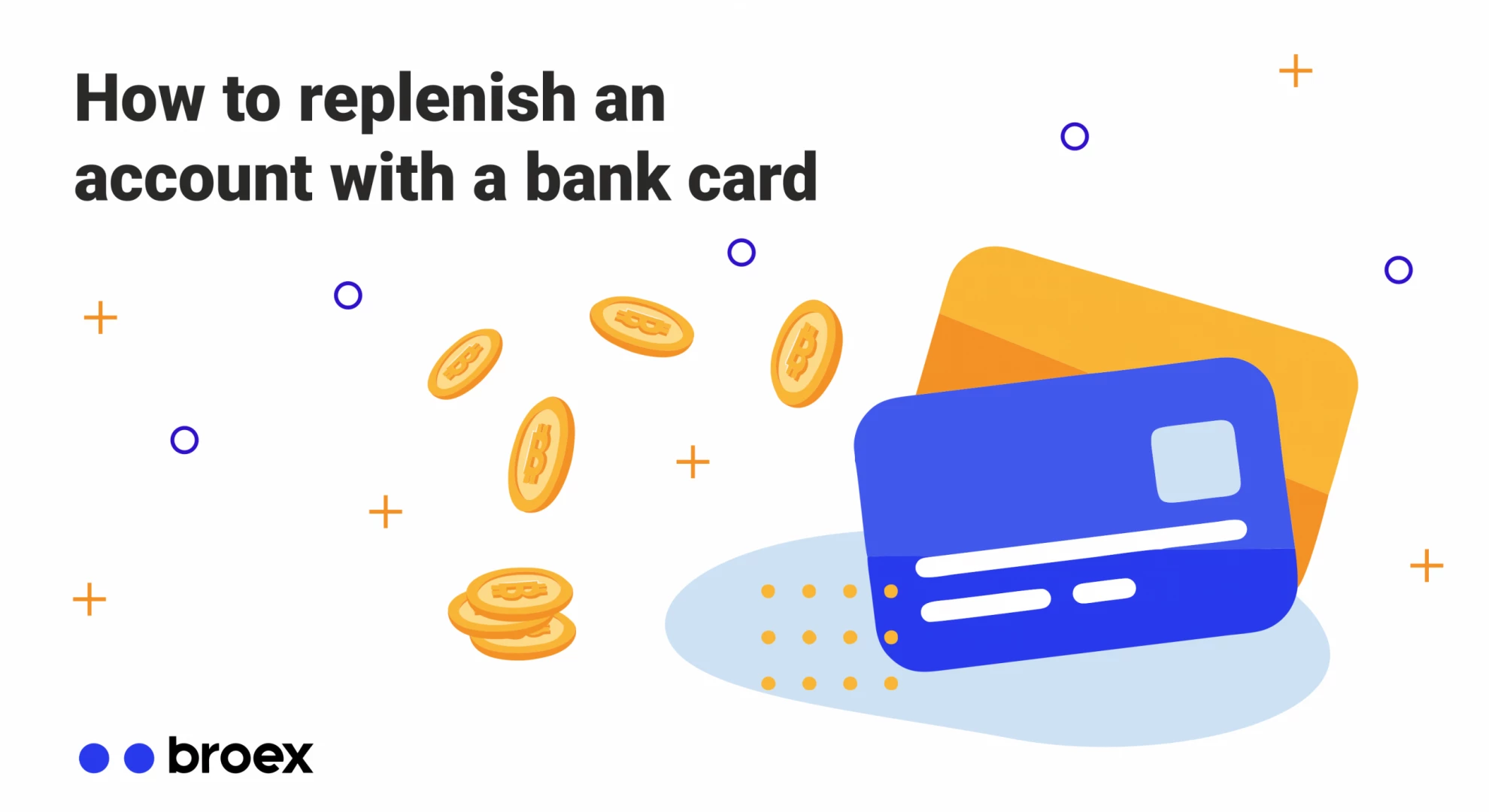 How to replenish an account with a bank card